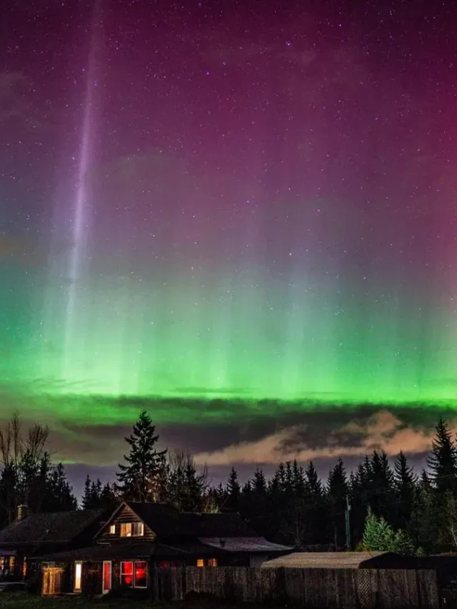 Central Oregon northern lights leaves jaws dropping